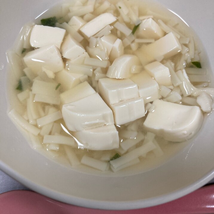 【離乳食】わかめと豆腐の基本のうどん